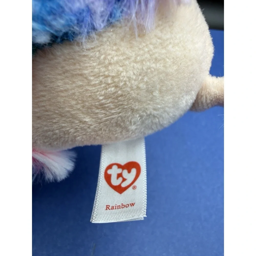Ty Beanie Boos Rainbow‎ Poodle Dog 6